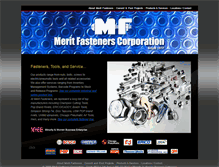Tablet Screenshot of meritfasteners.com